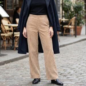 Agnes b. Paris Women's Corduroy wide leg Trouser pants size 2